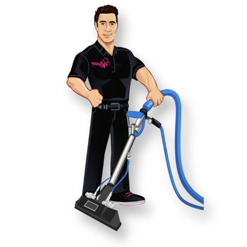 Klever Carpet Clean MAN Klever carpet cleaning mascot